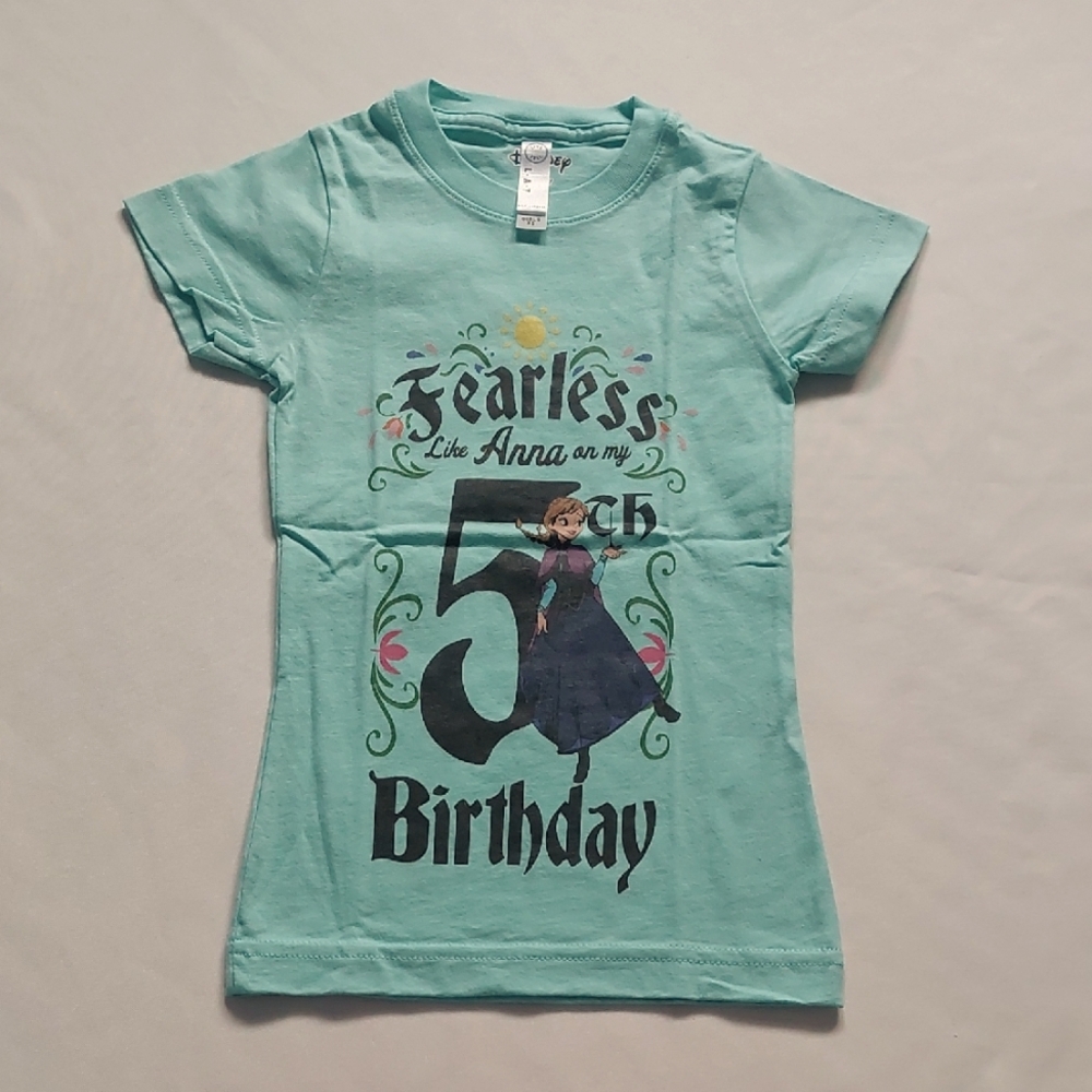Disney Girls Blue Short Sleeve Tee size XS